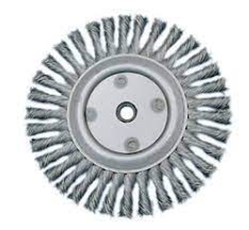 Brosse fil noué Dia. 3-1/4" Fils 0,014" Arbre 3/8"-1/2 Brosse fil noué Dia. 3-1/4" Fils 0,014" Arbre 3/8"-1/2