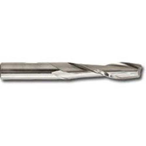 Fraise bout tige Weldon série longue 1/4" dia 2 cannelures Acier rapide cobalt