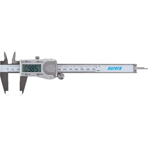 Pieds coulisse numériques électroniques, Résolution 0,001" (0,03 mm), Gamme de mesure 0 - 6" (0 - 152 mm) Pieds coulisse numériques électroniques, Résolution 0,001" (0,03 mm), Gamme de mesure 0 - 6" (0 - 152 mm)