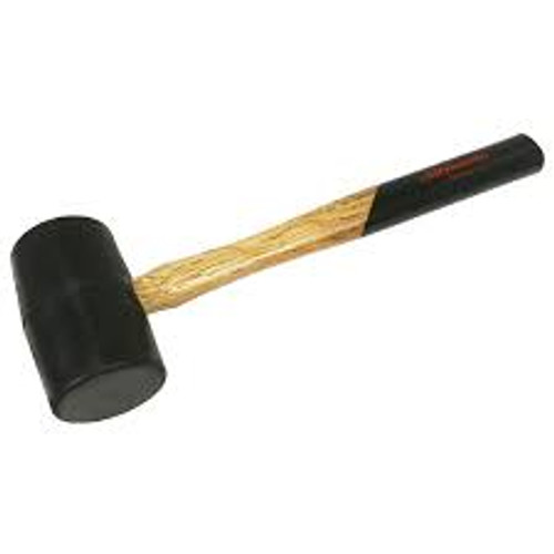 Maillet caoutchouc 1 lb prise bois 11-3/4" lo Maillet caoutchouc 1 lb prise bois 11-3/4" lo