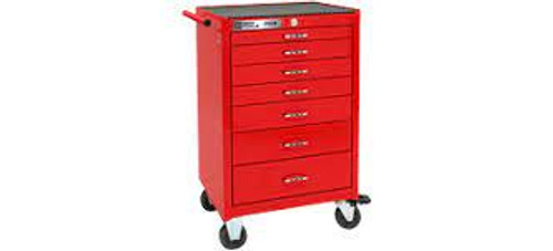 Armoire mobile PRO+ 7 tiroirs 26x19x42 Rouge