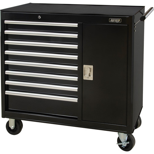 Chariot outils industriel 8 tiroirs 44-3/10 la x 21-1/10 p x 36-7/10 h Noir Chariot outils industriel 8 tiroirs 44-3/10 la x 21-1/10 p x 36-7/10 h Noir