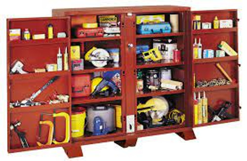 Armoire tablettes Jobsite Acier 47,5 pi³ Rouge Armoire tablettes Jobsite Acier 47,5 pi³ Rouge