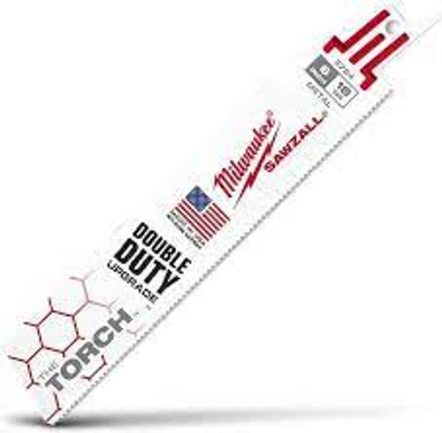 Lames Torch Sawzall, Bimétal, 18 DPP, 6" lo x Lames Torch Sawzall, Bimétal, 18 DPP, 6" lo x