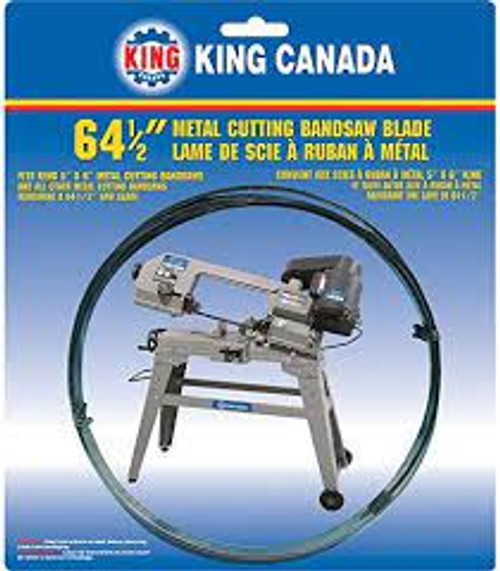 Scie à ruban métallique Bimétal 64-1/2" x 1/2" x 0,025" 10 dents/pouce