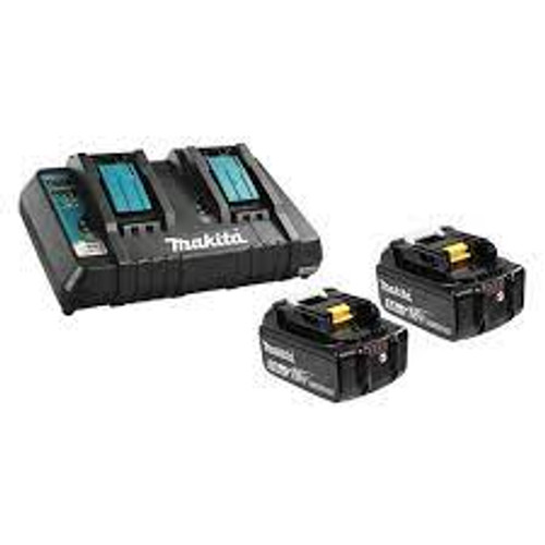 Ensemble batterie chargeur double port 18V Lithium-ion Ensemble batterie chargeur double port 18V Lithium-ion