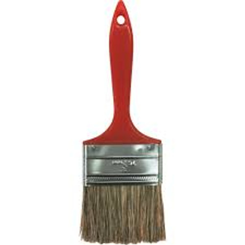 Pinceau industriel en soies grises, Manche en plastique, Largeur de 3 pouces Pinceau industriel en soies grises, Manche en plastique, Largeur de 3 pouces