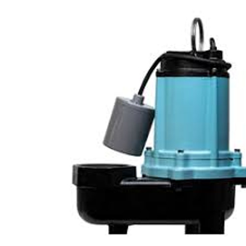 Pompe électrique pour égouts, 115V, 11A, débit de 120 gallons par minute, moteur de 1/2 CV