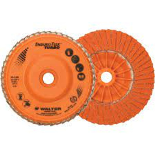 Disque lamelles Enduro-Flex TurboMC 4-1/2" x 5/8"-11 Type 27S Grain 80 Céramique Disque lamelles Enduro-Flex TurboMC 4-1/2" x 5/8"-11 Type 27S Grain 80 Céramique