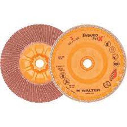 Disque lamelles Enduro-FlexMC 5x5/8-11 Type 27 Grain 80 Alumine zirconium Disque lamelles Enduro-FlexMC 5x5/8-11 Type 27 Grain 80 Alumine zirconium