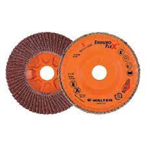 Disque lamelles Enduro-Flex 5x7/8 Type 27 Grain 40 Alumine zirconium Disque lamelles Enduro-Flex 5x7/8 Type 27 Grain 40 Alumine zirconium