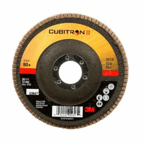 Disque lamelles 967A T27 CubitronMC II 4-1/2" x 7/8" Grain 80+ Céramique Disque lamelles 967A T27 CubitronMC II 4-1/2" x 7/8" Grain 80+ Céramique