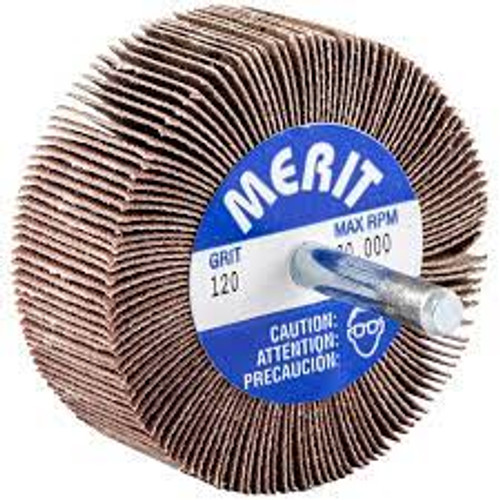 Disques lamellaires abrasifs montés, Oxyde d'aluminium/Céramique, Grain 120, 1-1/2" x 1" x 1/4" Disques lamellaires abrasifs montés, Oxyde d'aluminium/Céramique, Grain 120, 1-1/2" x 1" x 1/4"