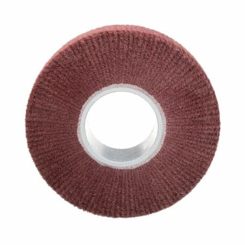 Brosse lamelle finition Scotch-BriteMC, Oxyde d'aluminium, Grain Fin, 8" x 2" x 3"