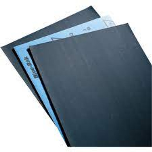 Papier abrasif Blue-Bak T419 étanche - 9" x 11" - Grain 600 - Carbure de silicium Papier abrasif Blue-Bak T419 étanche - 9" x 11" - Grain 600 - Carbure de silicium