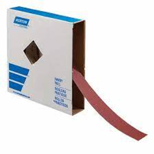 Toile abrasive métal, Oxyde d'aluminium, 2" x 150', Grain 240