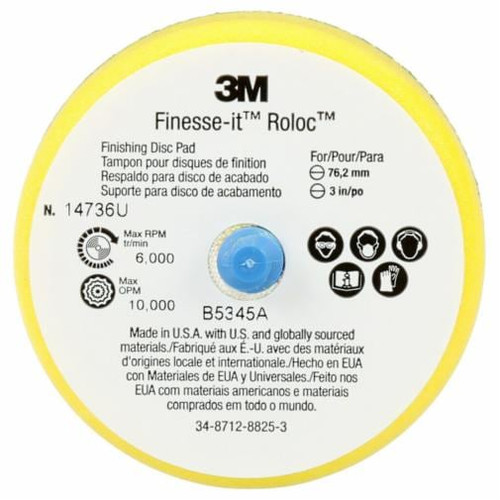 Tampon finition disque Finesse-ItMC RolocMC 3" dia. Tampon finition disque Finesse-ItMC RolocMC 3" dia.