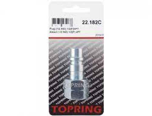 Raccords rapides industriels 1/2" à soupape/1 voie - Abouts 1/2"