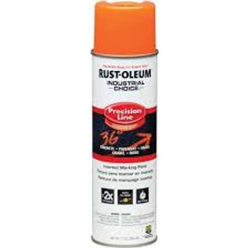 Peinture marquage inversé solvant, Orange, 17 oz, Canette aérosol Peinture marquage inversé solvant, Orange, 17 oz, Canette aérosol
