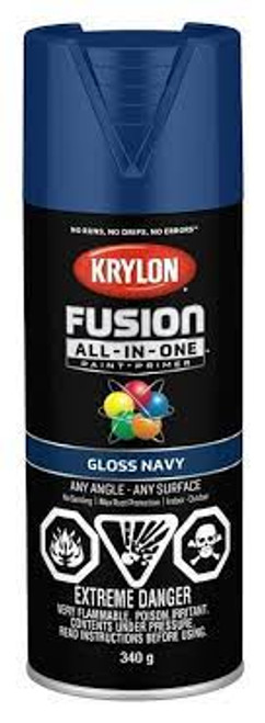 Peinture Fusion Tout-en-unMC Bleu Brillant 12 oz Canette aérosol Peinture Fusion Tout-en-unMC Bleu Brillant 12 oz Canette aérosol