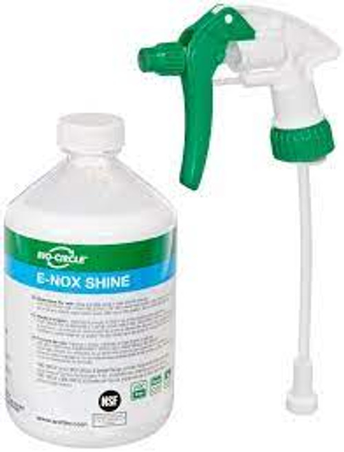 Nettoyant et protecteur pour surface en acier inoxydable E-Nox Shine, 500 ml, Bouteille gâchette Nettoyant et protecteur pour surface en acier inoxydable E-Nox Shine, 500 ml, Bouteille gâchette