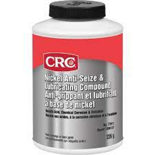 Lubrifiant nickelé anti-grippage, 226 g, température maximale d'efficacité de 425°F (218°C). Lubrifiant nickelé anti-grippage, 226 g, température maximale d'efficacité de 425°F (218°C).