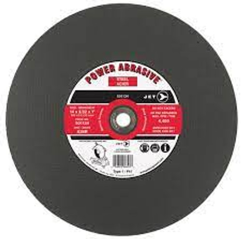 Meule tronçonneuse Power Abrasive A36R 14x3/32 Arbre 1 Type 1 4400 Tr/min