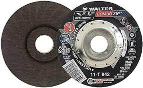 Meules tronçonneuses ZipcutMC renforcées, 4-1/2" x 3/64", 7/8" Arbre, Type 27, Oxyde d'aluminium, 13 300 Tr/min Meules tronçonneuses ZipcutMC renforcées, 4-1/2" x 3/64", 7/8" Arbre, Type 27, Oxyde d'aluminium, 13 300 Tr/min