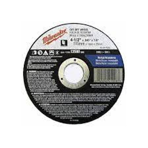 Meules tronçonneuses renforcées 5x0,045 Arbre 7/8 Type 1 Oxyde d'aluminium 13580 Tr/min