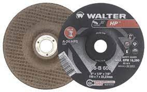 Meule HPMC moyeu déporté 6x1/4 Arbre 7/8 Type 27 Meule HPMC moyeu déporté 6x1/4 Arbre 7/8 Type 27