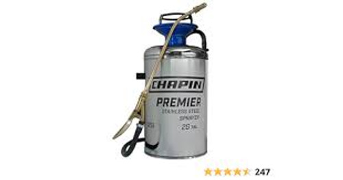 Vaporisateur Pro Série Première Qualité 2 Gal (7,6 L) Inox Lance 12" Vaporisateur Pro Série Première Qualité 2 Gal (7,6 L) Inox Lance 12"