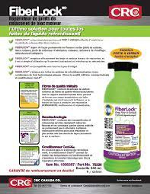 Fluide réparation joint culasse bloc-moteur FiberlockMC Bouteille Beige Fluide réparation joint culasse bloc-moteur FiberlockMC Bouteille Beige