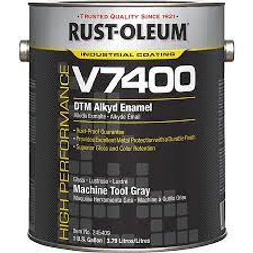 Émail alkyde DTM COV bas V7400 système 340 Gris Très brillant 3,79 L Gallon