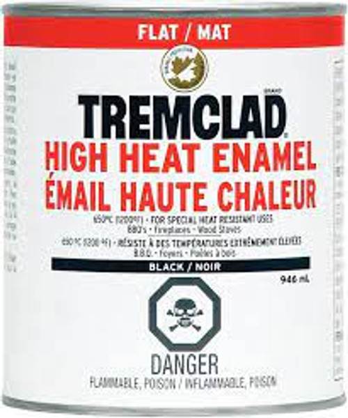 Peinture Haute Température TremcladMD Noir Très Mat 946 ml Canette Peinture Haute Température TremcladMD Noir Très Mat 946 ml Canette