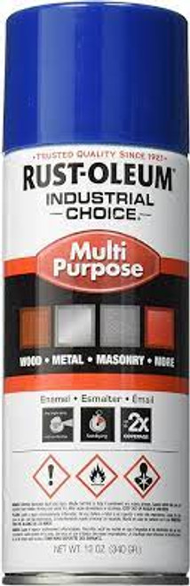 Peinture émail vaporisée usage multiple Bleu Brillant 12 oz Canette aérosol Peinture émail vaporisée usage multiple Bleu Brillant 12 oz Canette aérosol