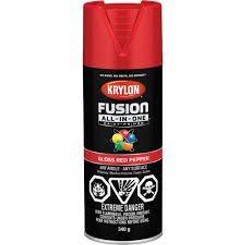 Peinture Fusion All-In-OneMC Noir Brillant 12 oz Canette aérosol Peinture Fusion All-In-OneMC Noir Brillant 12 oz Canette aérosol