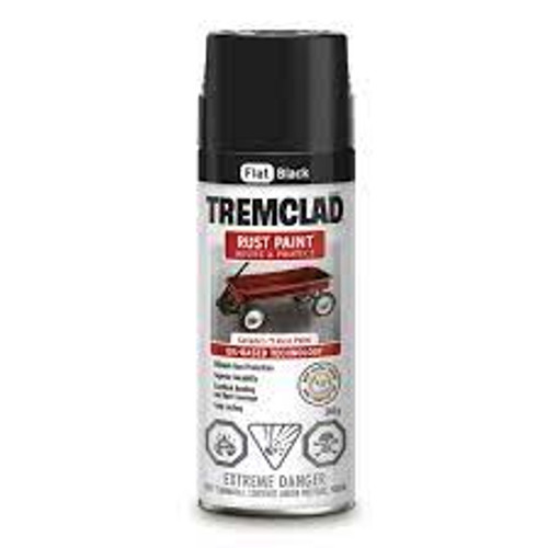 Peinture antirouille huile TremcladMD Noir Très mat Canette aérosol Peinture antirouille huile TremcladMD Noir Très mat Canette aérosol