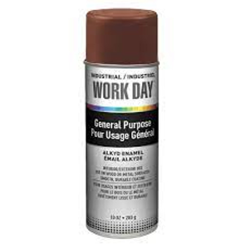 Peinture industrielle émail brun brillant 10 oz aérosol Peinture industrielle émail brun brillant 10 oz aérosol