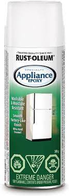 Revêtement époxy électroménager, Canette aérosol, Blanc Revêtement époxy électroménager, Canette aérosol, Blanc