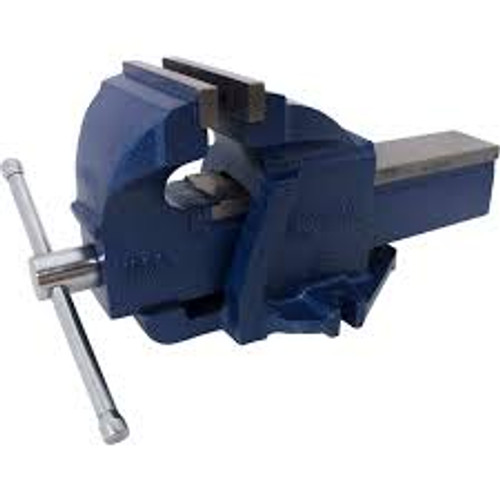 Étau fonte ductile mécanicien, Largeur mâchoires 5", Profondeur gorge 3-3/10", Base Fixe Étau fonte ductile mécanicien, Largeur mâchoires 5", Profondeur gorge 3-3/10", Base Fixe