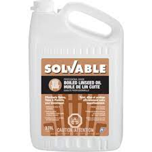 Huile lin bouillie 3,78L Huile lin bouillie 3,78L