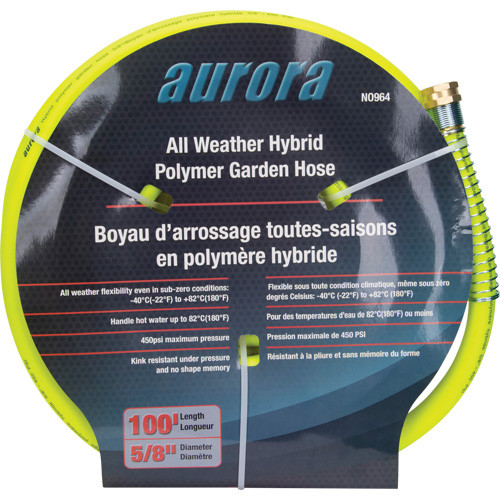 Tuyau jardin hybride Copolymère 5/8" dia x 100' Tuyau jardin hybride Copolymère 5/8" dia x 100'