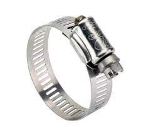 Collier serrage réutilisable inox Dia. min 1-1/2"