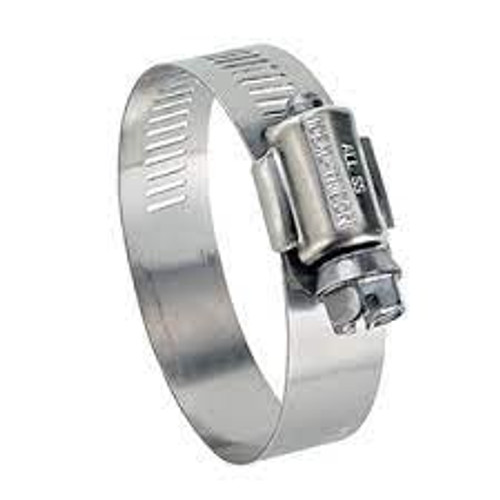 Collier serrage vis inox Dia. min 2-1/2" Dia. max 4-1/2"