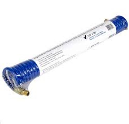 Tuyau serpentin air, raccords pivotants, ressort protection, 25 pieds, 200 psi, 1/4" NPT