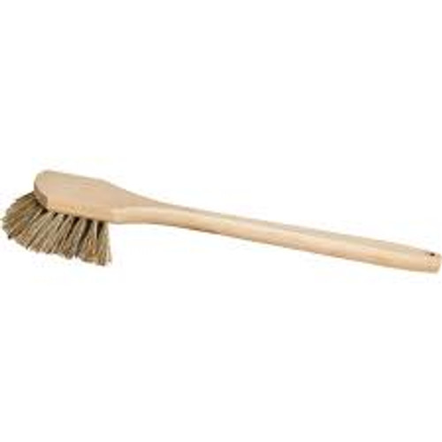 Brosse chaudron manche long 20" Tampico/Fibre piassava Beige Brosse chaudron manche long 20" Tampico/Fibre piassava Beige
