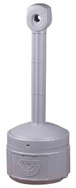 Cendrier Smoker's Cease-Fire sur pied en plastique, capacité 1 gal. US, hauteur 30"