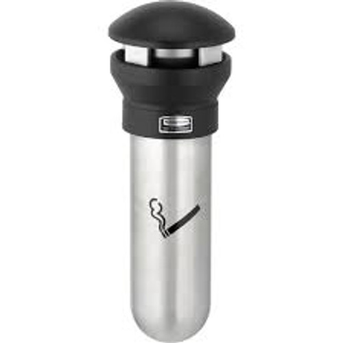 Gestion des mégots de cigarettes InfinityMC - Montage mural - Métal - Capacité 0,60 gal./0,60 gal. US - Hauteur 18"