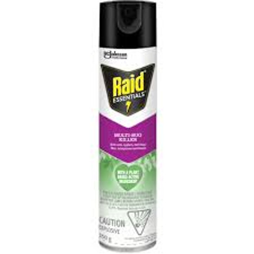 Insecticide polyvalent EssentialsMC RaidMD 350g Canette aérosol Insecticide polyvalent EssentialsMC RaidMD 350g Canette aérosol