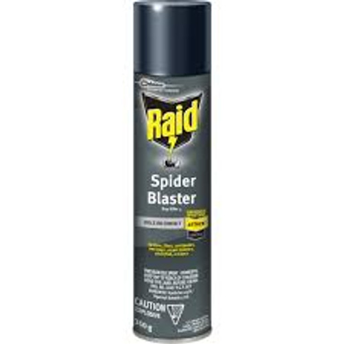 Insecticide exterminateur araignées RaidMD 350g Canette aérosol Base solvant Insecticide exterminateur araignées RaidMD 350g Canette aérosol Base solvant